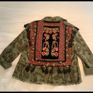 Camo Military Inspired Zara Jacket